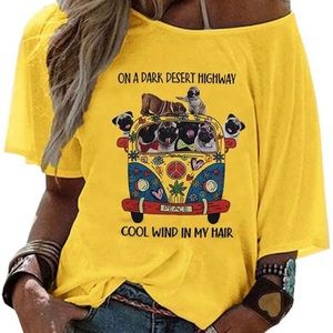 Women’s graphic tee.